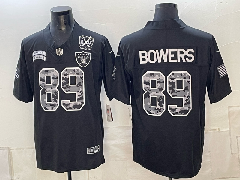 Men 2026 Oakland Raiders #89 Bowers black Nike Limited NFL Jersey 101101->oakland raiders->NFL Jersey
